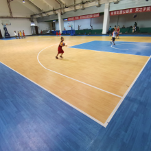 Indoor PVC anti bacteria basketball court flooring