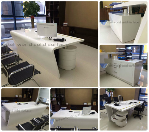2015 Latest Design Computer Desk for Office, Office Furniture Front Desk