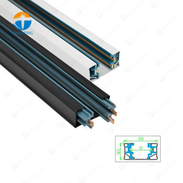 3Wires LED Lighting Track Rail Lights & Lamp Mounted Tracks System