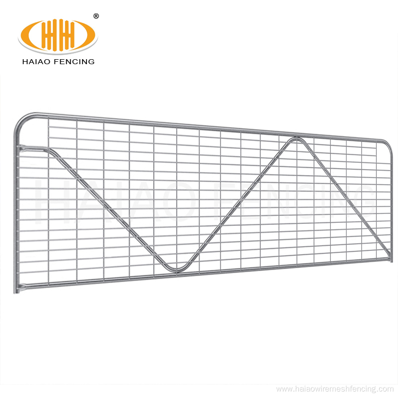 custom galvanized steel pipe livestock cattle farm gate