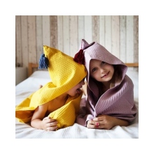 Personalized Kids Poncho Towel - Baby Gift Toddler Waffle Bath Towel