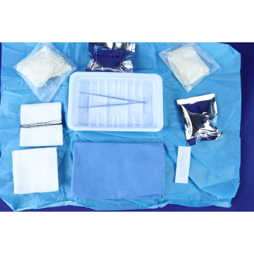 Kits de fechamento de desbridamento de feridas descartáveis ​​e curvas de curativo