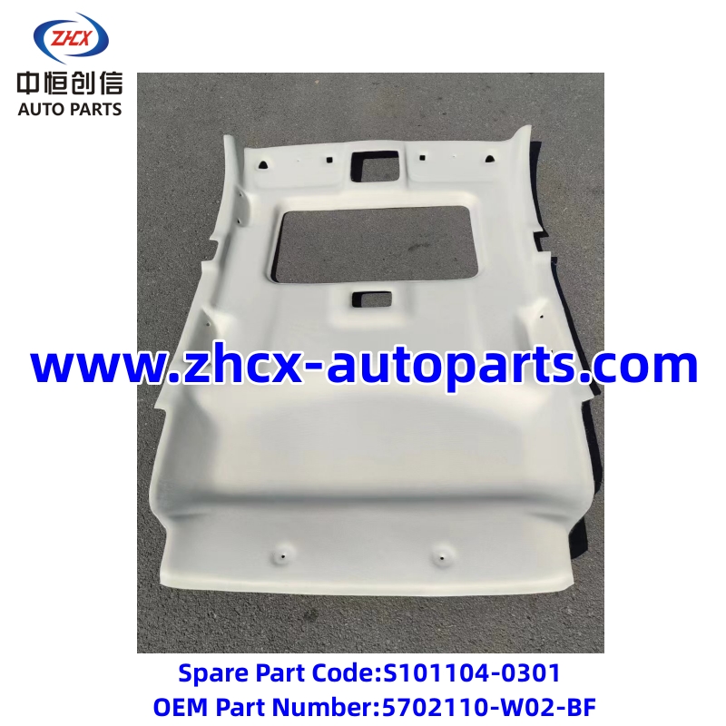 Golaha Liiska Saqafka (Sunrof) ee loo yaqaan 'Suntoof') oo loogu talagalay Beddelka CS35 Roof lining assembly (sunroof) for changan CS35
