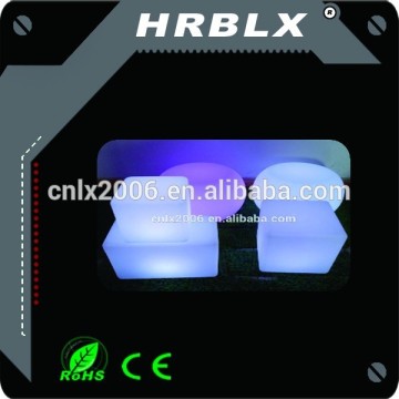 quality waterproof color changing furniture/led cube chair lighted