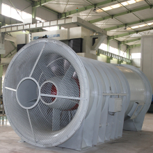 Environmentally friendly large flow coal mine fan