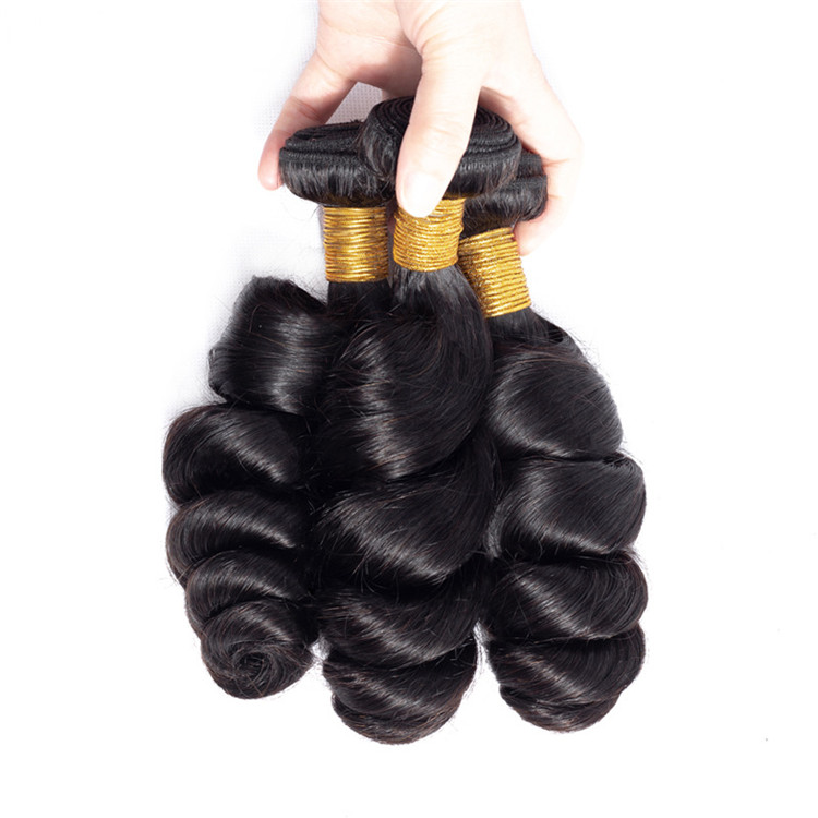 Loose Wave human hair bundles virgin hair with closure lace frontals vendors mink brazilian peruvian weave free shipping