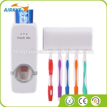 Touch me Automatic Auto Toothpaste Dispenser Squeezing Device Toothbrush Holder