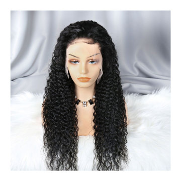 Curly Lace Front Wig Preplucked Glueless Bleached Knots Raw Indian Curly Hair Wig
