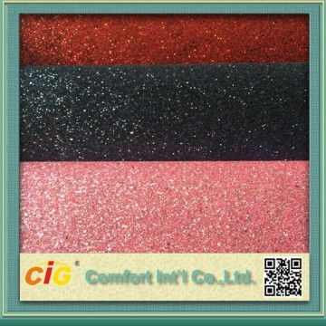 Glitter PVC Leather Upholstery Fabric