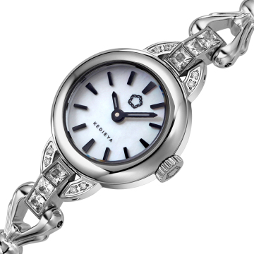 Fashion silver bracelet watch for women