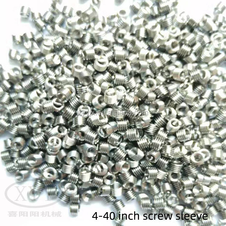8-32 10-32 4-40 round Fasteners 304 Steel and Stainless Steel Wire Thread Inserts Box and Carton Packing