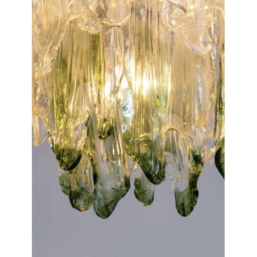 New design lobby glass led chandelier pendant lamp