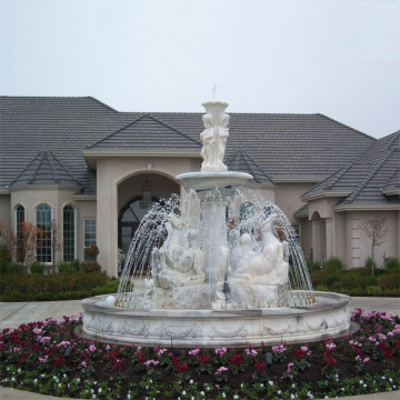 china white marble hand carved fountain marble for sale