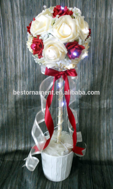 Wedding table centrepiece Topairy tree