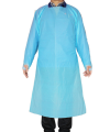 tablier jetable en cpe robe imperméable en cpe