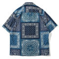 Custom Blue Bandana Collar Shirt