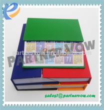 New foldable desktop calendar sticky notes with hardcover printing