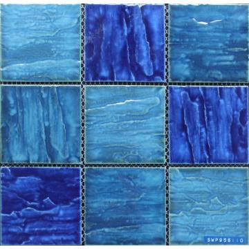 BLUE PORCELAIN SWIMMING POOL MOSAIC