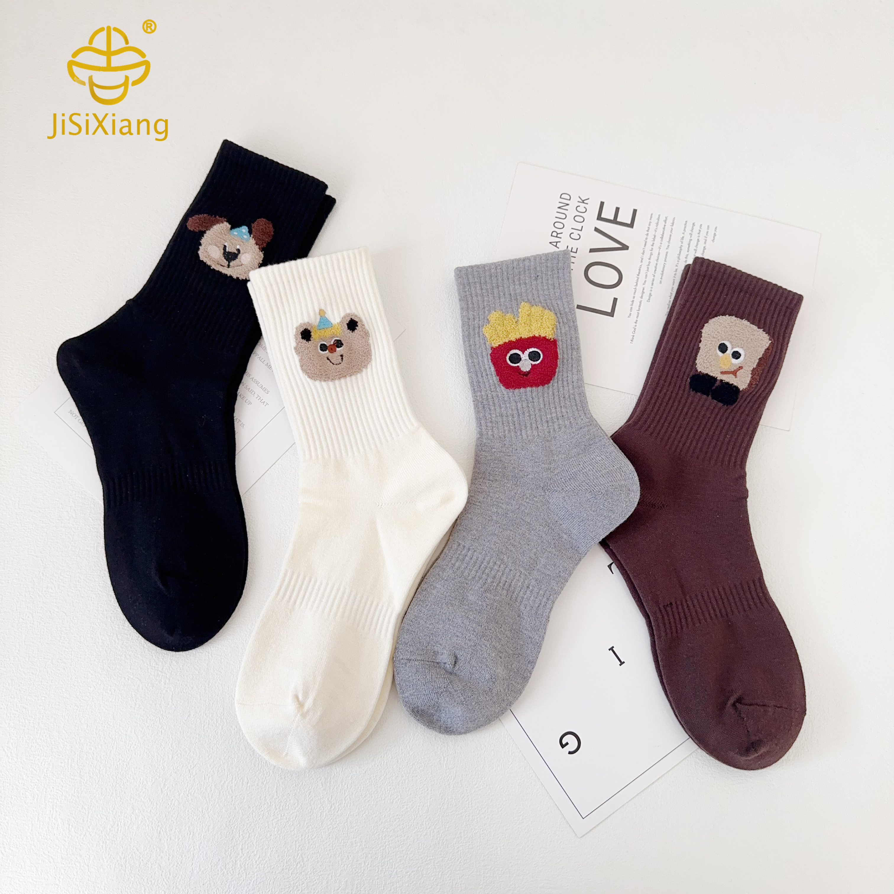 만화 곰 양말의 한국 버전 Korean version of the cartoon bear socks