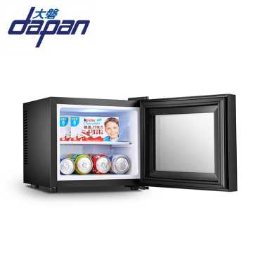 Mini LED Lighted Glass Door Compact Cosmetic Fridge