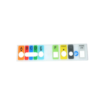 LGF Membrane Switches Keypad With 3m Adhesive