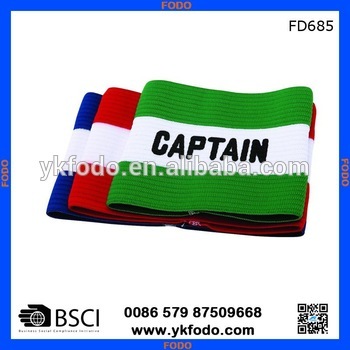 Personalised arm band, captain armband,soccer captain armband FD685