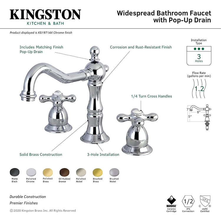 satin brass bathroom faucet