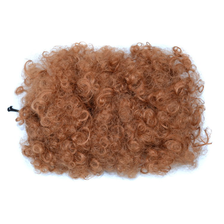 Wholesale Synthetic Hair Bun Afro Puff Kinky Curly Short Hair Bun Chignon Hairpiece