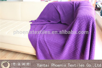 knitted oversized plush throw blanket made in China