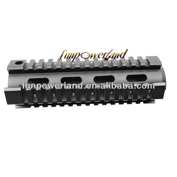 Funpowerland Generalism RIS Handguard 6.7 " Black Color Quad Rail System