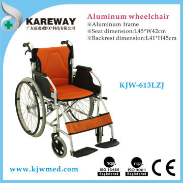 Folding lightweight wheelchair with wheelchair PU wheel