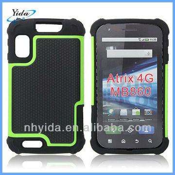 New Design Mobile Phone Case Cover For Motorola MB860 Hard Rugged Case 3 defender