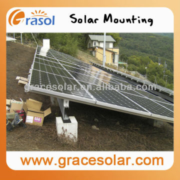 Solar Panel Mounting, Ground Solar Panel Mounting, Ground Solar Mounting System