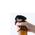 Pet plastic hand sanitizer bottle with black color