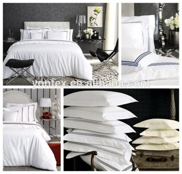100% cotton coloured edge printed duvet cover set for hotel use