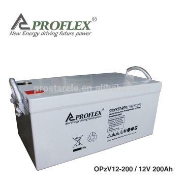 Zambia telecom OPzV Tubular GEL 12V 200Ah VRLA battery