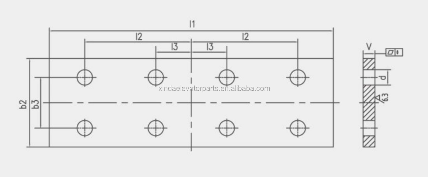 Elevator Counter Weights Circular Saw Guide Rail