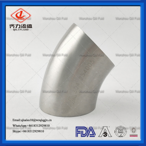 stainless steel weld 45degree 90degree elbow