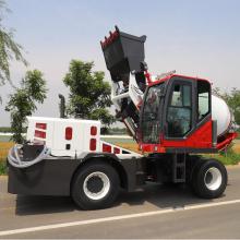 Efficient Self Loading Concrete Mixer Truck With Pump