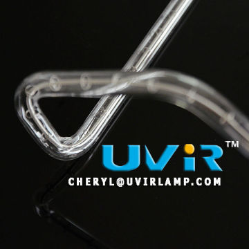 U bend quartz glass tube