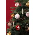 3inch Crystal Wholesale Santa Claus Handmade Christmas Ball Santa Claus Suit Factory