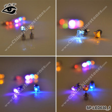 LED Earring Light Up Earring Square Studs Led Light Earring For Party