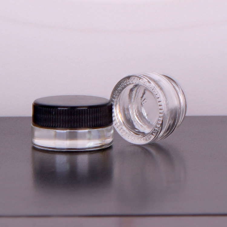 Wholesale 30ml 50ml 100ml empty cosmetic containers cosmetic glasscream jar