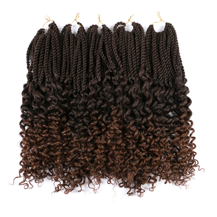 Curly Ends Senegalese Twists Braids Crochet Twists Braids Wavy Senegalese Braids Small 18inch 22 Strands/pack 100g