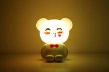 Creative Cute Bear Silicone Bedside Night Light