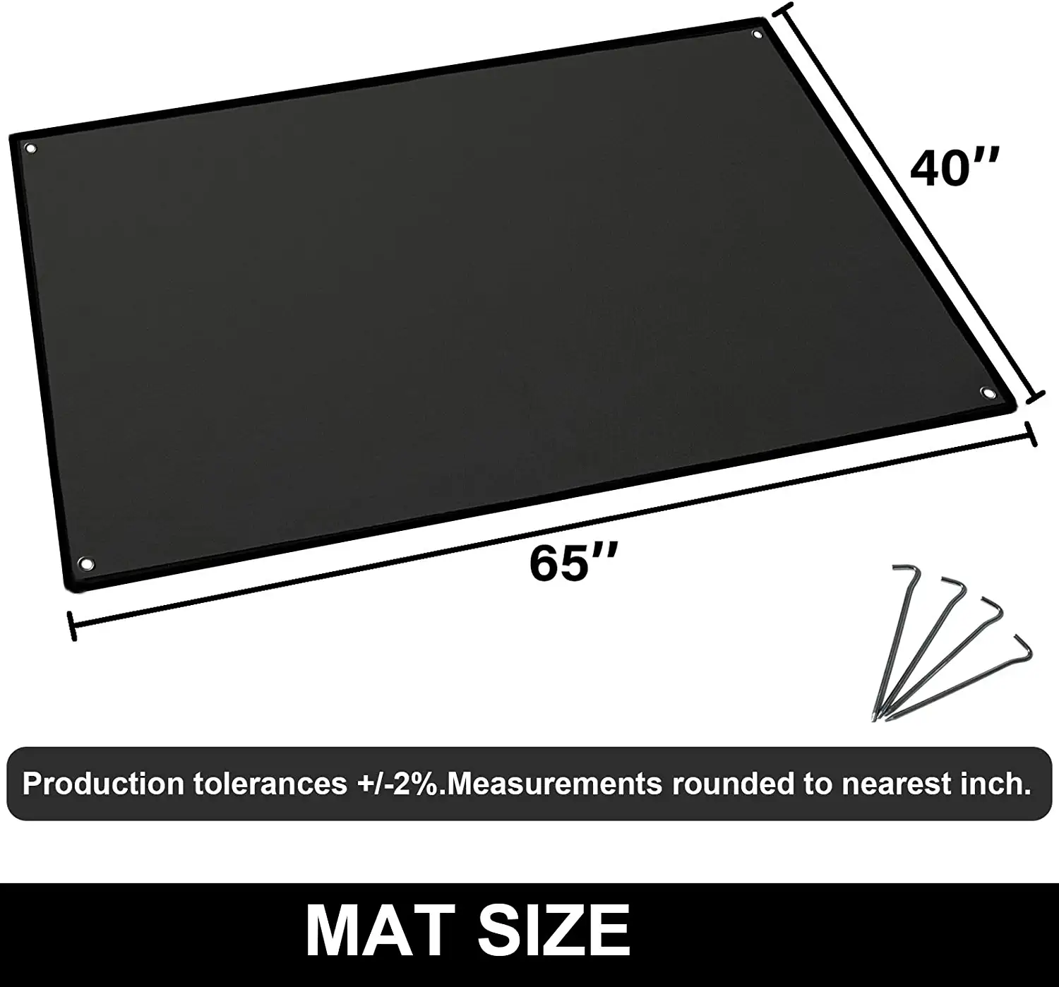 Fire Pit Mat Under Grill Mat, Deck and Patio Grill Mat,BBQ Grill Mat Wood Burning Lawn Deck Cover Protector