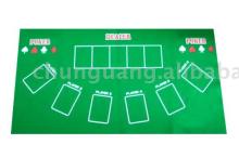 Green casino table top felt