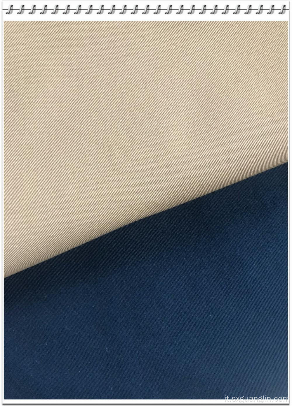 Tessuto in twill di cotone 65% poliestere 35%