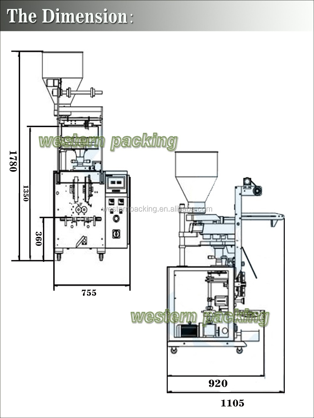 small sachets washing powder packaging machine Guangzhou