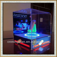 magnetic floating phone display .phone floating display magnetic levitating display and 3D logo display